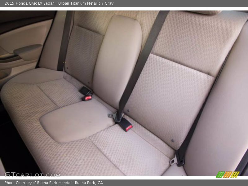 Urban Titanium Metallic / Gray 2015 Honda Civic LX Sedan