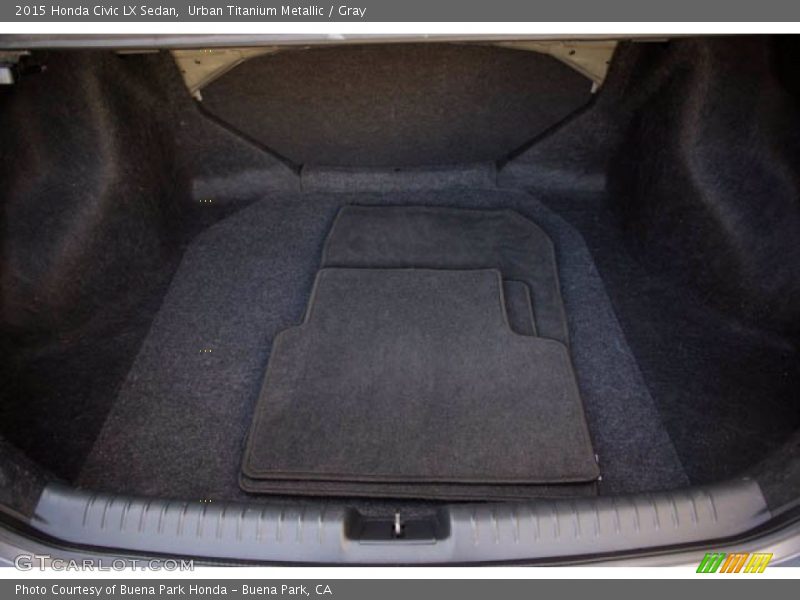 Urban Titanium Metallic / Gray 2015 Honda Civic LX Sedan