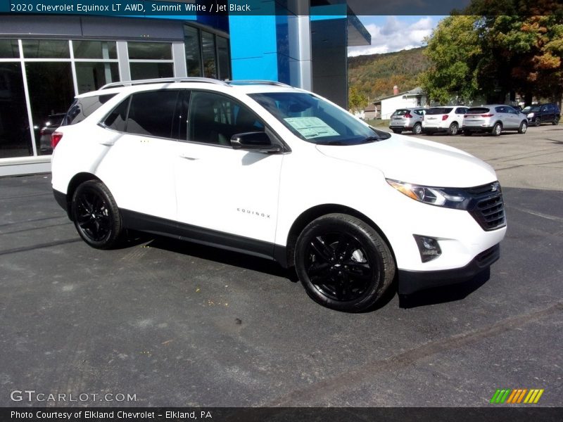 Summit White / Jet Black 2020 Chevrolet Equinox LT AWD