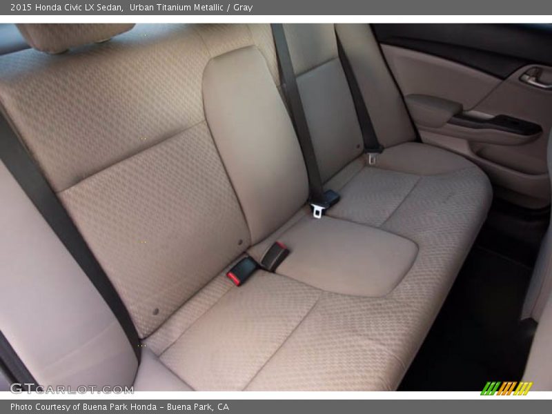 Urban Titanium Metallic / Gray 2015 Honda Civic LX Sedan