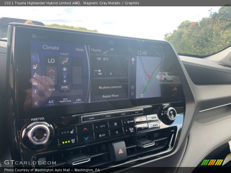 Magnetic Gray Metallic / Graphite 2021 Toyota Highlander Hybrid Limited AWD