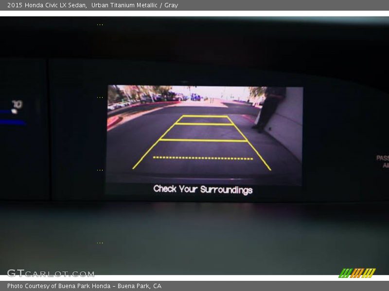Urban Titanium Metallic / Gray 2015 Honda Civic LX Sedan