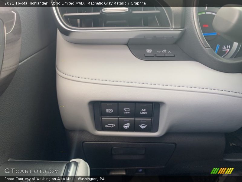 Controls of 2021 Highlander Hybrid Limited AWD