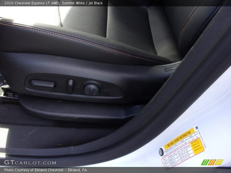 Summit White / Jet Black 2020 Chevrolet Equinox LT AWD