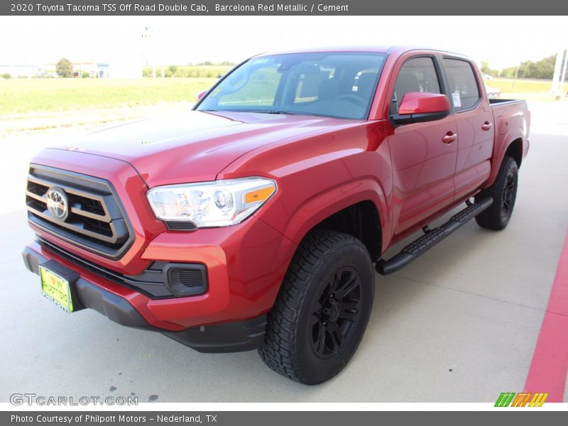 Barcelona Red Metallic / Cement 2020 Toyota Tacoma TSS Off Road Double Cab