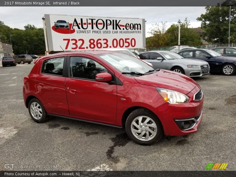 Infrared / Black 2017 Mitsubishi Mirage SE