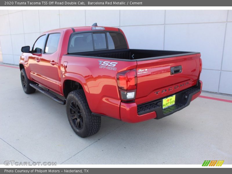 Barcelona Red Metallic / Cement 2020 Toyota Tacoma TSS Off Road Double Cab