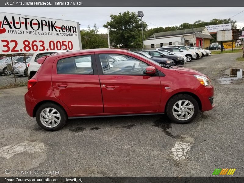 Infrared / Black 2017 Mitsubishi Mirage SE