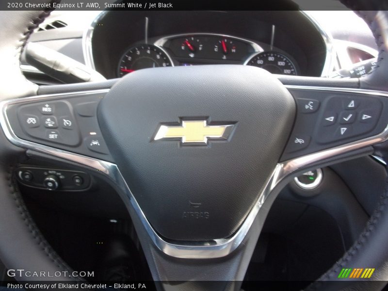 Summit White / Jet Black 2020 Chevrolet Equinox LT AWD