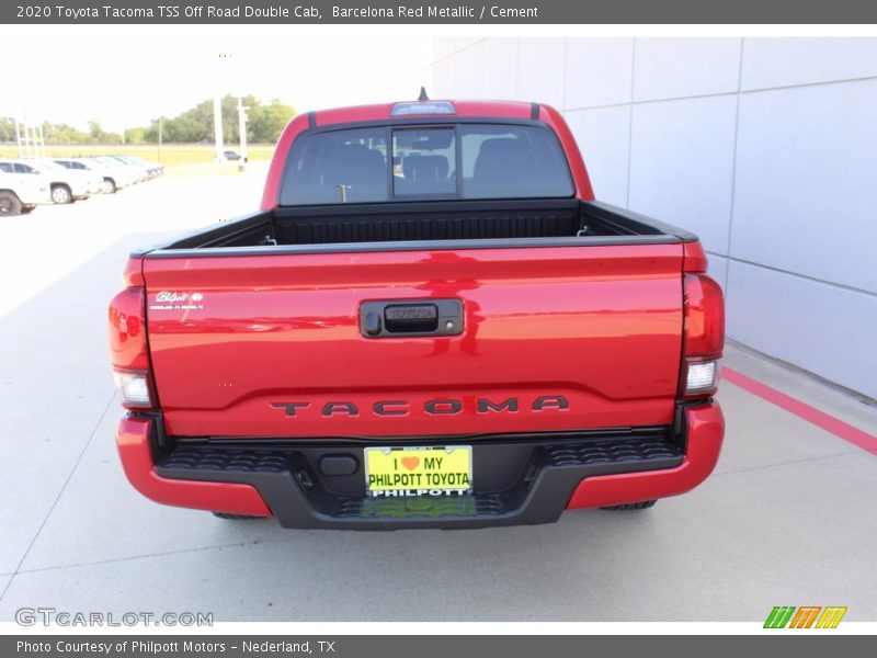 Barcelona Red Metallic / Cement 2020 Toyota Tacoma TSS Off Road Double Cab