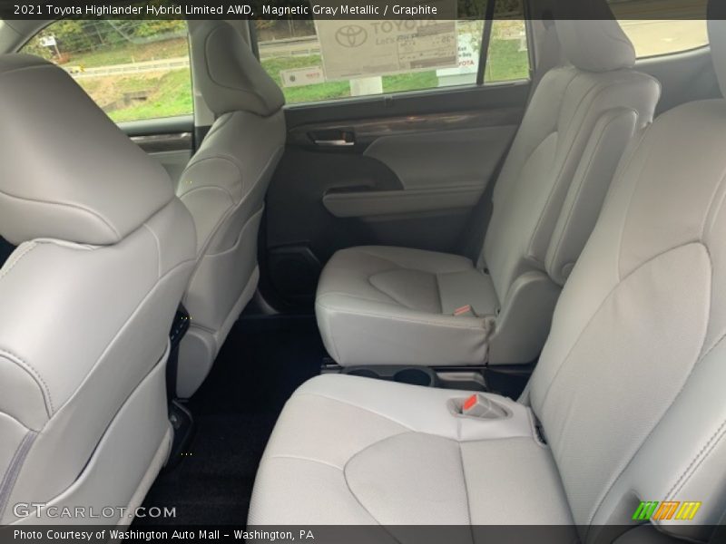 Rear Seat of 2021 Highlander Hybrid Limited AWD