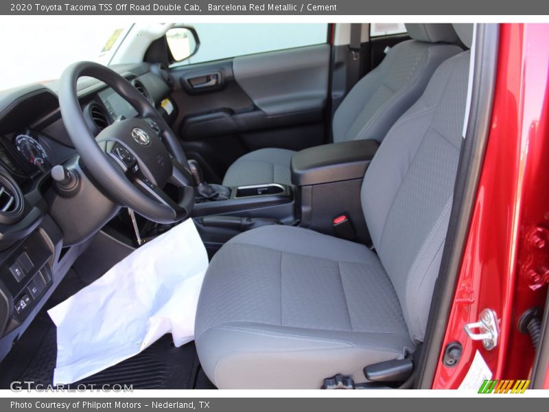 Barcelona Red Metallic / Cement 2020 Toyota Tacoma TSS Off Road Double Cab