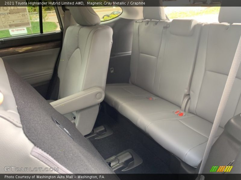 Rear Seat of 2021 Highlander Hybrid Limited AWD
