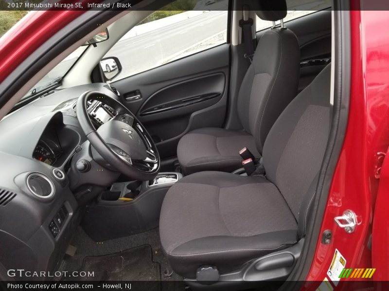  2017 Mirage SE Black Interior