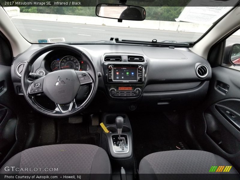 Black Interior - 2017 Mirage SE 