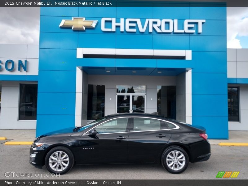 Mosaic Black Metallic / Jet Black 2019 Chevrolet Malibu LT