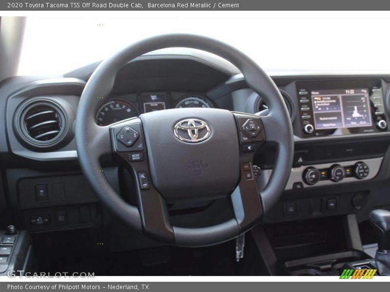 Barcelona Red Metallic / Cement 2020 Toyota Tacoma TSS Off Road Double Cab
