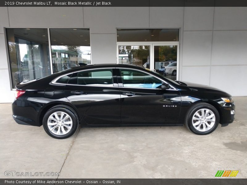 Mosaic Black Metallic / Jet Black 2019 Chevrolet Malibu LT