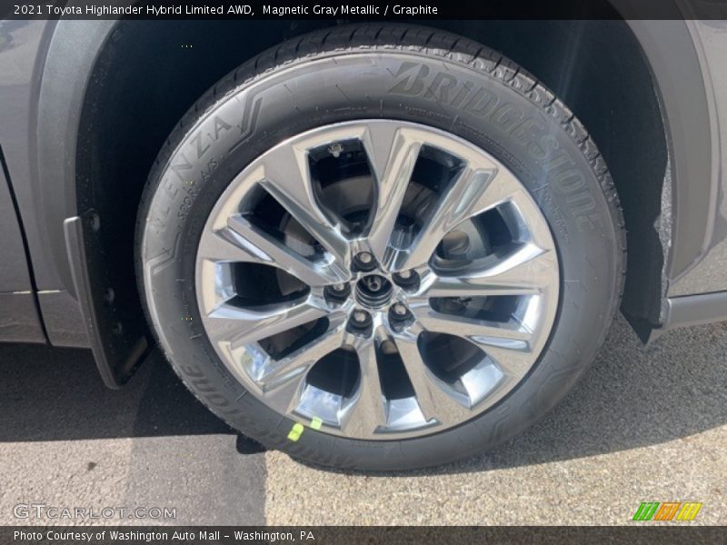 Magnetic Gray Metallic / Graphite 2021 Toyota Highlander Hybrid Limited AWD