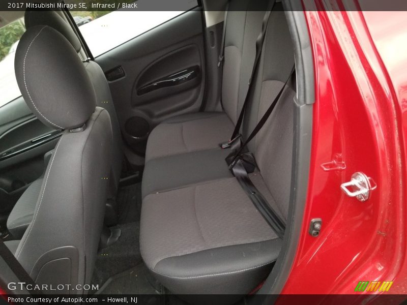 Rear Seat of 2017 Mirage SE