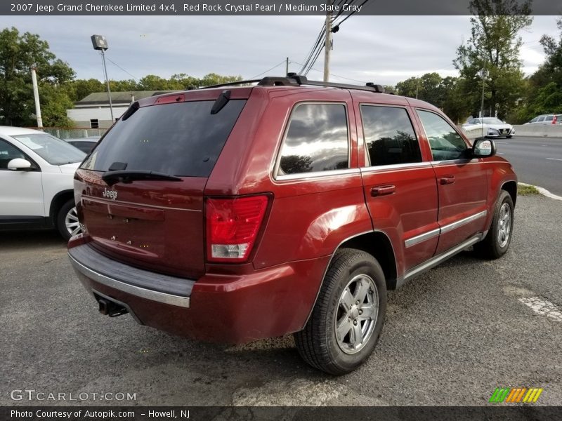Red Rock Crystal Pearl / Medium Slate Gray 2007 Jeep Grand Cherokee Limited 4x4