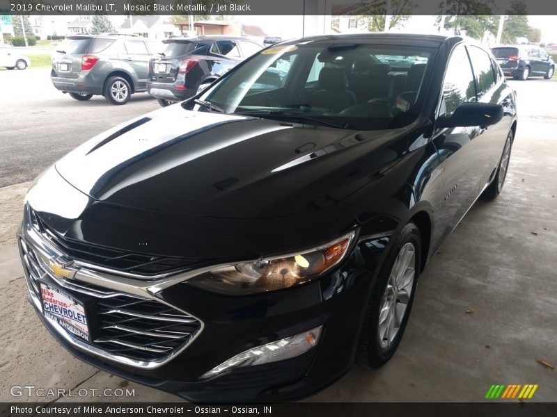 Mosaic Black Metallic / Jet Black 2019 Chevrolet Malibu LT