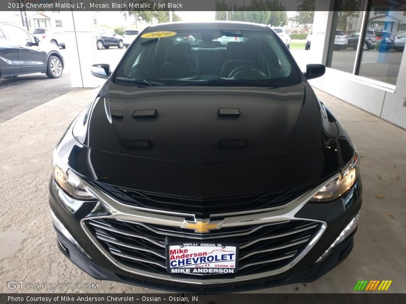 Mosaic Black Metallic / Jet Black 2019 Chevrolet Malibu LT