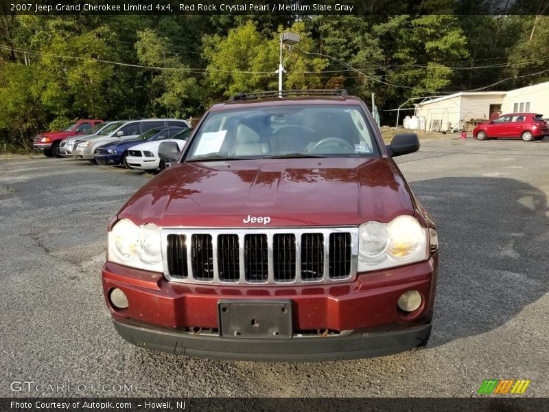 Red Rock Crystal Pearl / Medium Slate Gray 2007 Jeep Grand Cherokee Limited 4x4