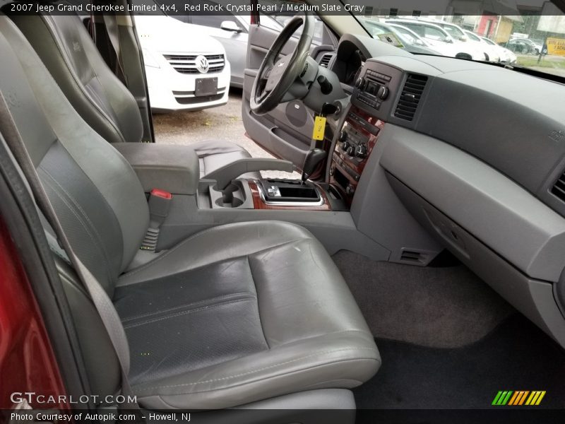 Red Rock Crystal Pearl / Medium Slate Gray 2007 Jeep Grand Cherokee Limited 4x4