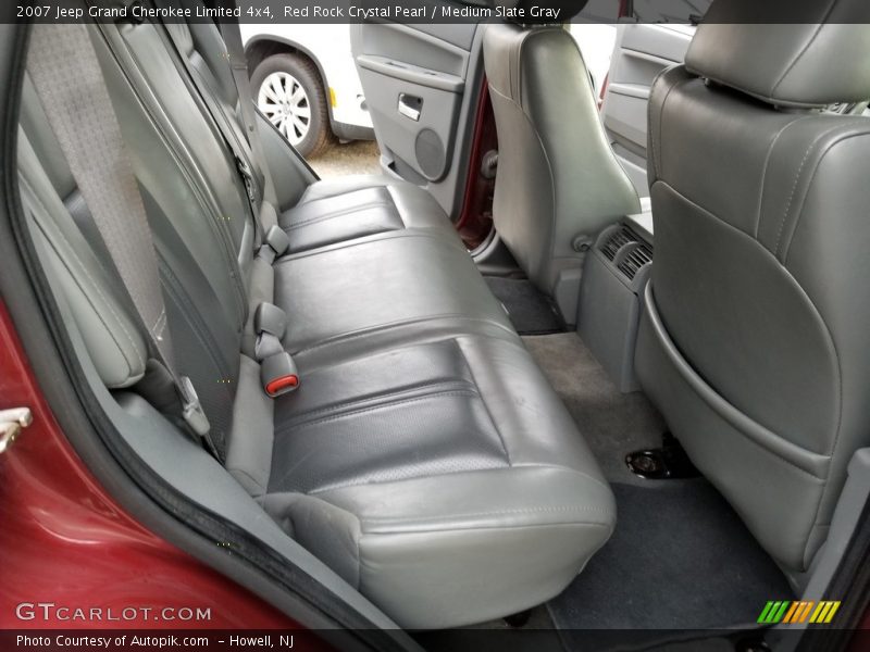 Red Rock Crystal Pearl / Medium Slate Gray 2007 Jeep Grand Cherokee Limited 4x4