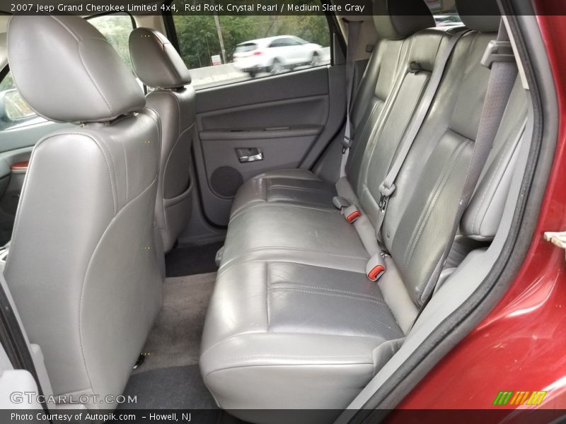 Red Rock Crystal Pearl / Medium Slate Gray 2007 Jeep Grand Cherokee Limited 4x4