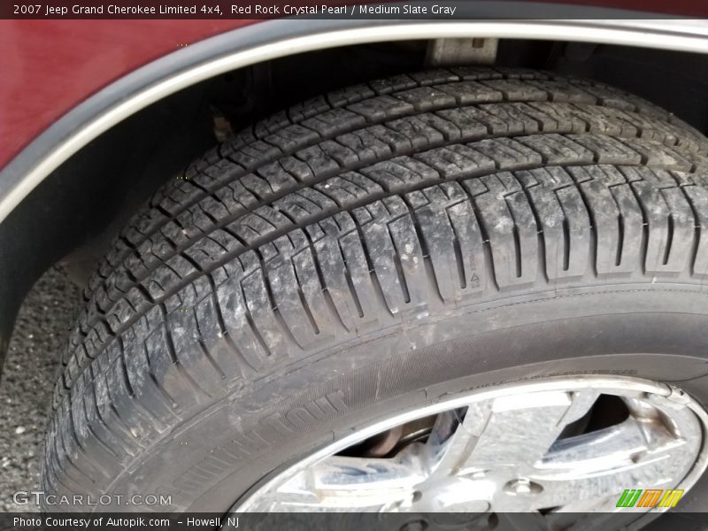 Red Rock Crystal Pearl / Medium Slate Gray 2007 Jeep Grand Cherokee Limited 4x4