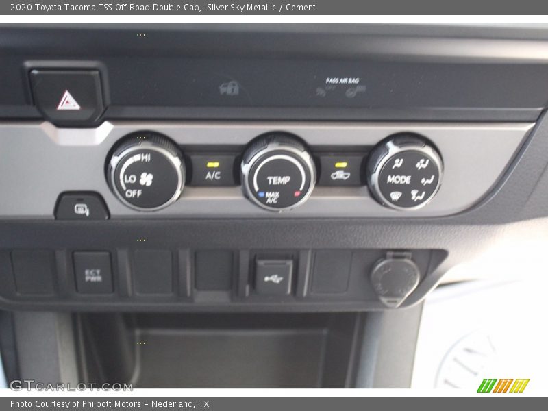 Silver Sky Metallic / Cement 2020 Toyota Tacoma TSS Off Road Double Cab