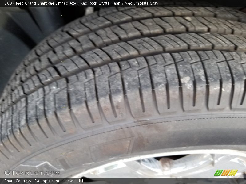 Red Rock Crystal Pearl / Medium Slate Gray 2007 Jeep Grand Cherokee Limited 4x4