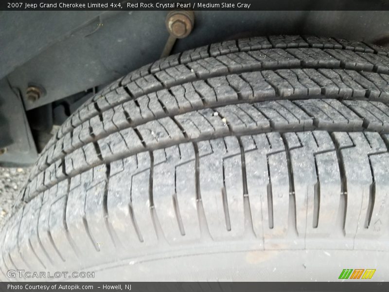 Red Rock Crystal Pearl / Medium Slate Gray 2007 Jeep Grand Cherokee Limited 4x4