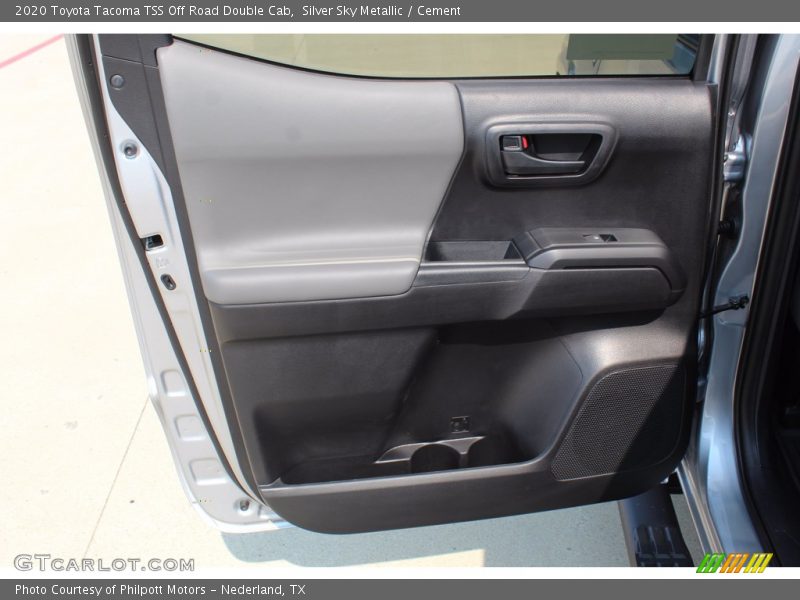 Silver Sky Metallic / Cement 2020 Toyota Tacoma TSS Off Road Double Cab