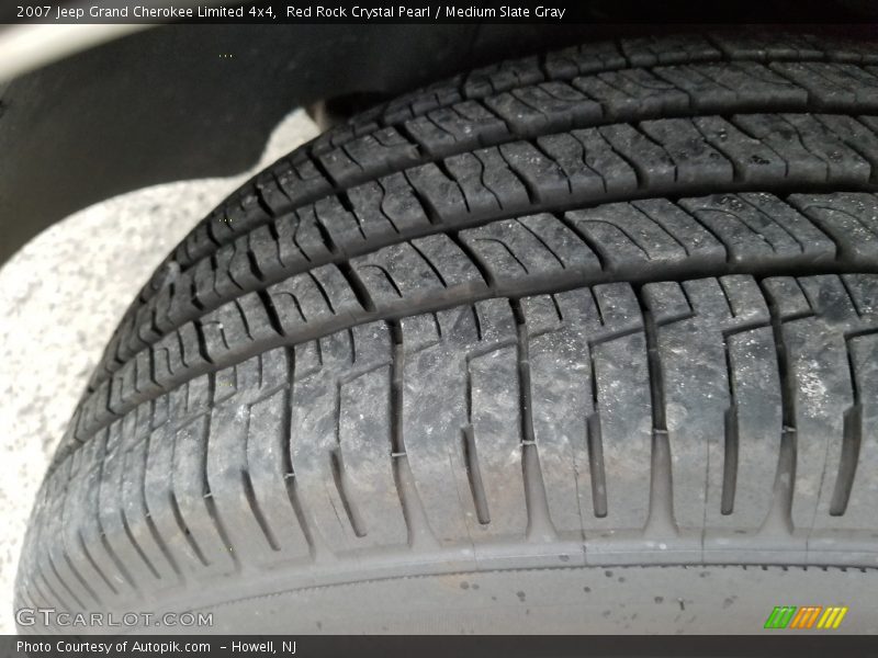 Red Rock Crystal Pearl / Medium Slate Gray 2007 Jeep Grand Cherokee Limited 4x4