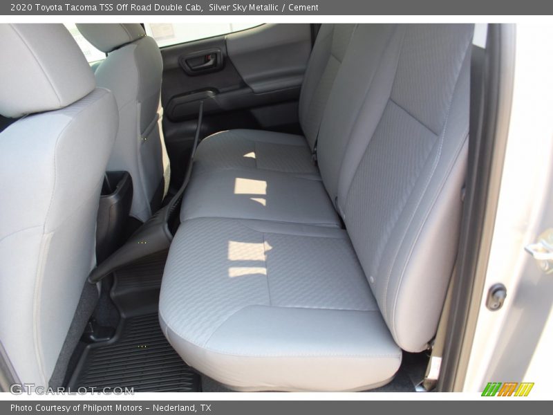 Silver Sky Metallic / Cement 2020 Toyota Tacoma TSS Off Road Double Cab