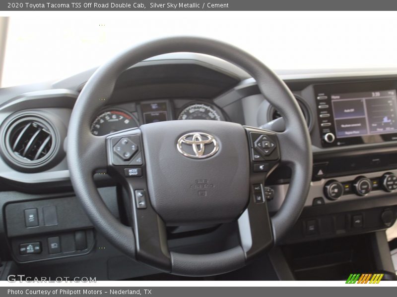Silver Sky Metallic / Cement 2020 Toyota Tacoma TSS Off Road Double Cab