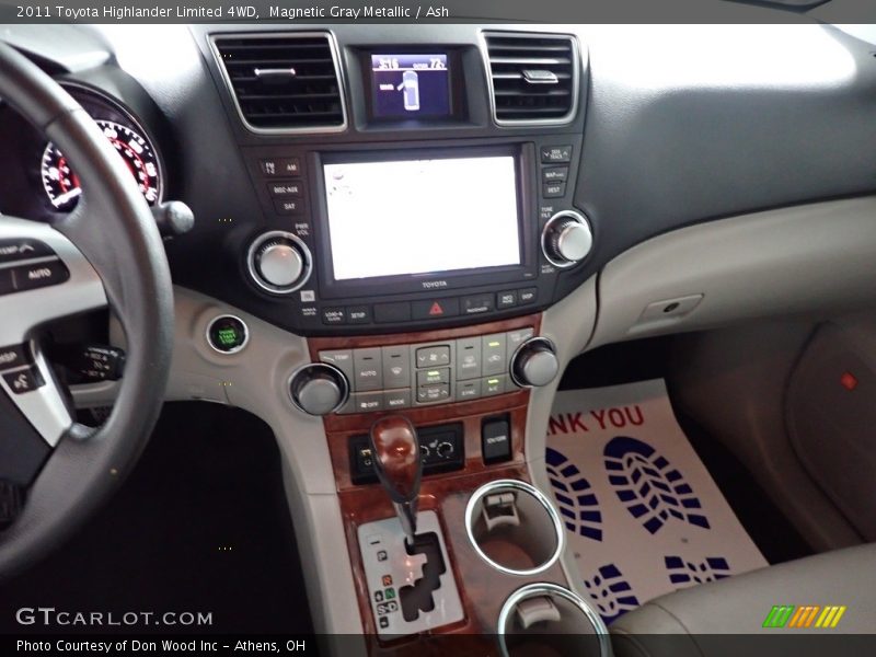 Magnetic Gray Metallic / Ash 2011 Toyota Highlander Limited 4WD