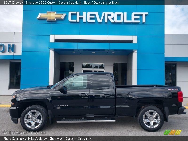 Black / Dark Ash/Jet Black 2017 Chevrolet Silverado 1500 Custom Double Cab 4x4