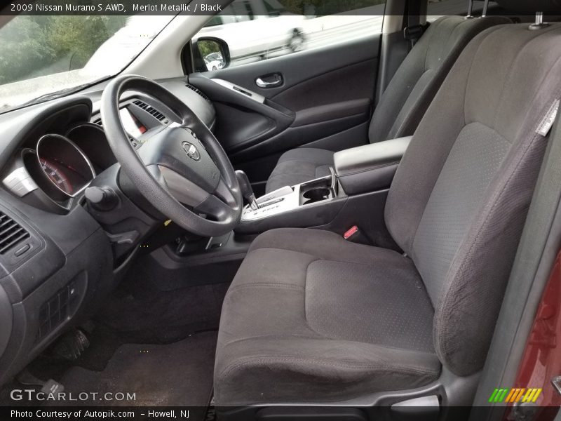 Merlot Metallic / Black 2009 Nissan Murano S AWD