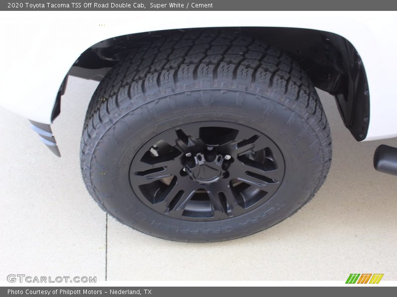 Super White / Cement 2020 Toyota Tacoma TSS Off Road Double Cab