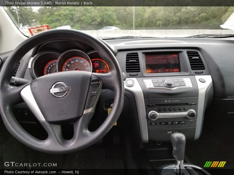 Merlot Metallic / Black 2009 Nissan Murano S AWD