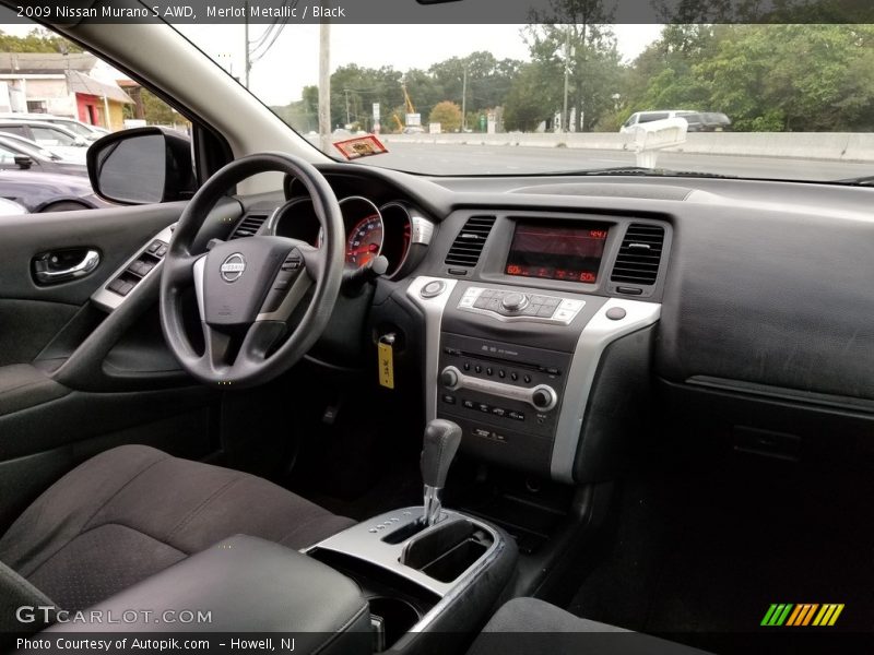 Merlot Metallic / Black 2009 Nissan Murano S AWD