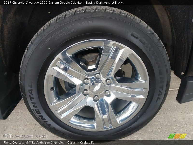 Black / Dark Ash/Jet Black 2017 Chevrolet Silverado 1500 Custom Double Cab 4x4