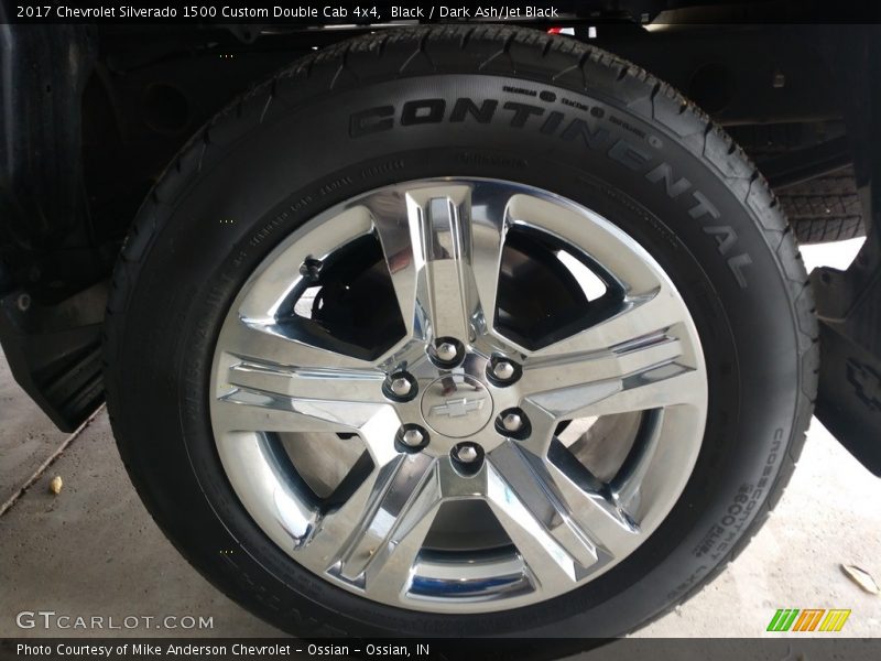 Black / Dark Ash/Jet Black 2017 Chevrolet Silverado 1500 Custom Double Cab 4x4