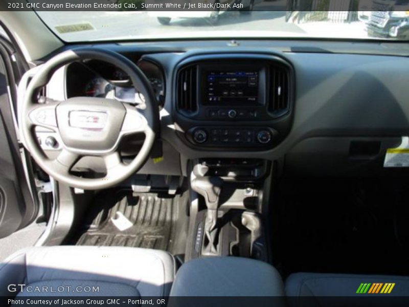 Summit White / Jet Black/Dark Ash 2021 GMC Canyon Elevation Extended Cab