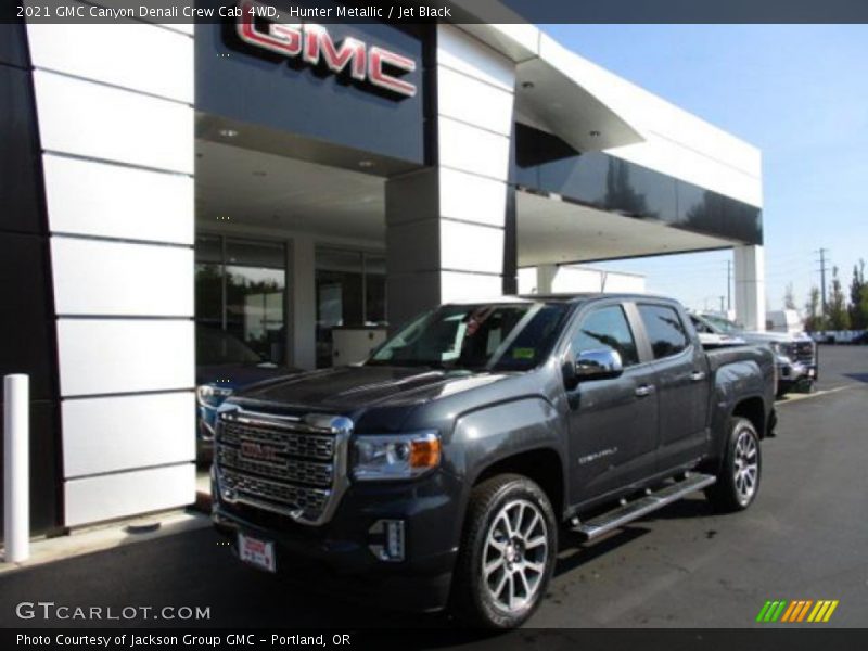 Hunter Metallic / Jet Black 2021 GMC Canyon Denali Crew Cab 4WD