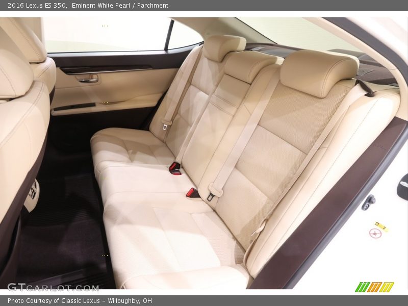 Rear Seat of 2016 ES 350